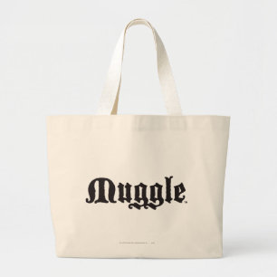 Harry Potter spreuk   Muggle Grote Tote Bag