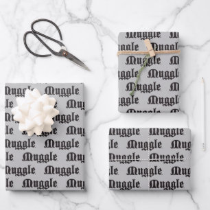 Harry Potter spreuk   Muggle Inpakpapier Vel