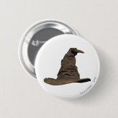 Harry Potter spreuk | Sorteerhoed Ronde Button 5,7 Cm (Voorkant /achterkant)