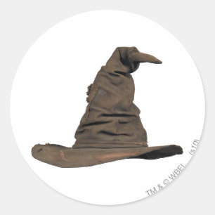 Harry Potter spreuk   Sorteerhoed Ronde Sticker