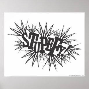 Harry Potter spreuk Stupefy! Poster