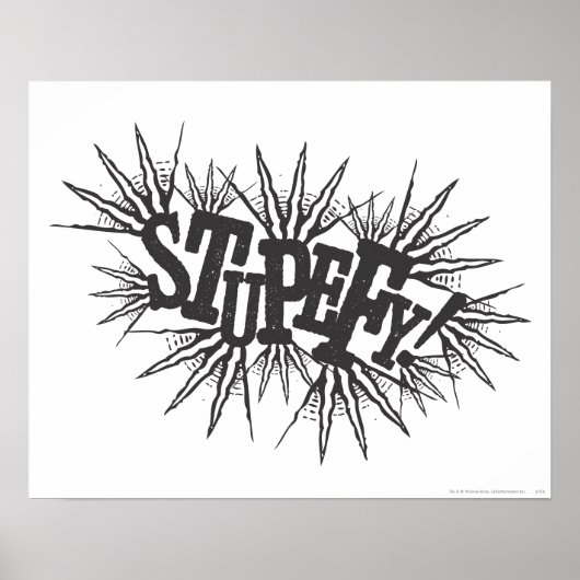 Harry Potter spreuk | Stupefy! Poster (Voorkant)