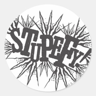 Harry Potter spreuk   Stupefy! Ronde Sticker