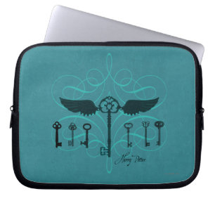 Harry Potter spreuk Vliegende Sleutels Laptop Sleeve