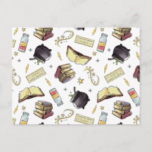 HARRY POTTER™ Spreuken & Boeken Patroon Briefkaart