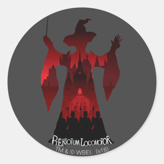 Harry Potter | Standbeeld Leger van Professor McGo Ronde Sticker (Voorkant)
