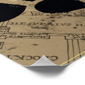 Harry Potter | STREKEN UITGEHAALD™ Kaart Voetafdru Poster (Hoek)