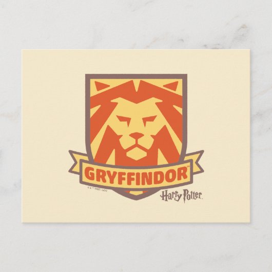 HARRY POTTER™ | Summer Magic GRYFFINDOR™ Crest Briefkaart (Voorkant)