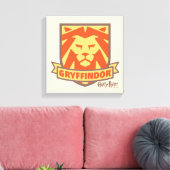 HARRY POTTER™ | Summer Magic GRYFFINDOR™ Crest Canvas Afdruk (Insitu (Woonkamer))