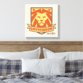 HARRY POTTER™ | Summer Magic GRYFFINDOR™ Crest Canvas Afdruk (Insitu (Slaapkamer))