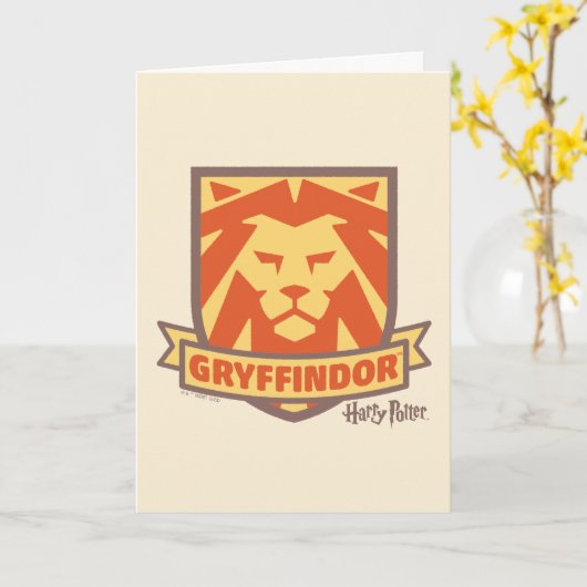 HARRY POTTER™ | Summer Magic GRYFFINDOR™ Crest Kaart (Gele Bloem)