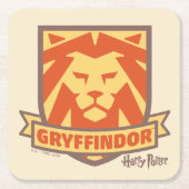 HARRY POTTER™ | Summer Magic GRYFFINDOR™ Crest Kartonnen Onderzetters (Voorkant)
