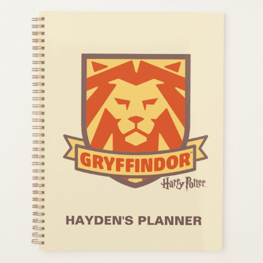 HARRY POTTER™ | Summer Magic GRYFFINDOR™ Crest Planner (Voorkant)