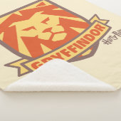 HARRY POTTER™ | Summer Magic GRYFFINDOR™ Crest Sherpa Deken (3/4)