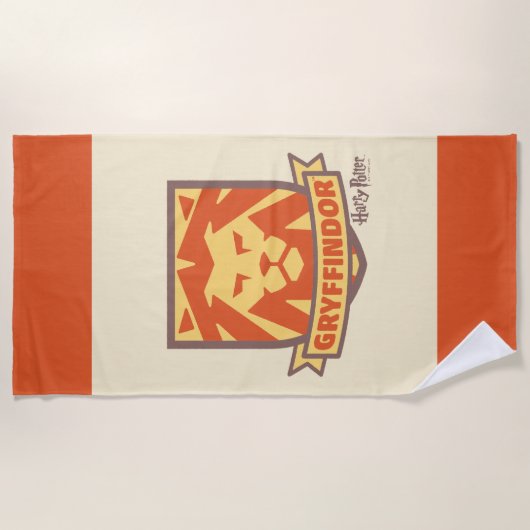 HARRY POTTER™ | Summer Magic GRYFFINDOR™ Crest Strandlaken (Voorkant)