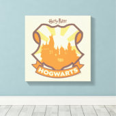 HARRY POTTER™ | Summer Magic HOGWARTS™ Crest Canvas Afdruk (Insitu (Houten vloer))