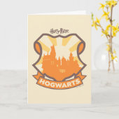 HARRY POTTER™ | Summer Magic HOGWARTS™ Crest Kaart (Gele Bloem)