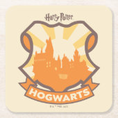 HARRY POTTER™ | Summer Magic HOGWARTS™ Crest Kartonnen Onderzetters (Voorkant)