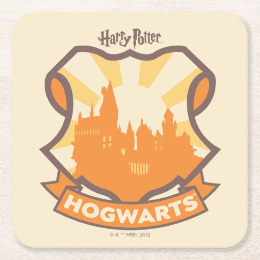 HARRY POTTER™ | Summer Magic HOGWARTS™ Crest Kartonnen Onderzetters (Voorkant)