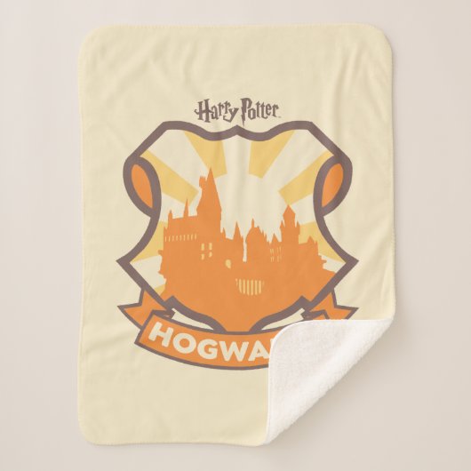 HARRY POTTER™ | Summer Magic HOGWARTS™ Crest Sherpa Deken (Voorkant)