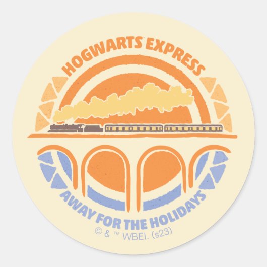 HARRY POTTER™ | Summer Magic HOGWARTS™ Express Ronde Sticker (Voorkant)