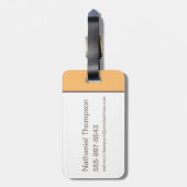 HARRY POTTER™ | Summer Magic HOGWARTS™ Pattern Bagagelabel (Achterkant verticaal)