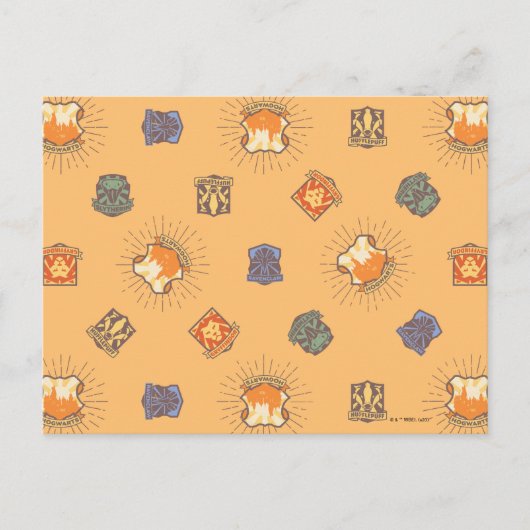 HARRY POTTER™ | Summer Magic HOGWARTS™ Pattern Briefkaart (Voorkant)