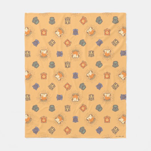 HARRY POTTER™ | Summer Magic HOGWARTS™ Pattern Fleece Deken (Voorkant)