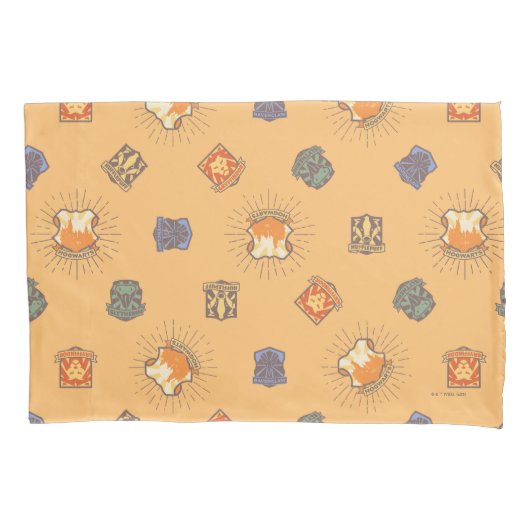 HARRY POTTER™ | Summer Magic HOGWARTS™ Pattern Kussensloop (Voorkant)