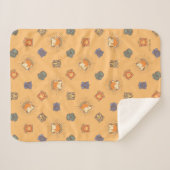 HARRY POTTER™ | Summer Magic HOGWARTS™ Pattern Sherpa Deken (Voorkant (horizontaal))