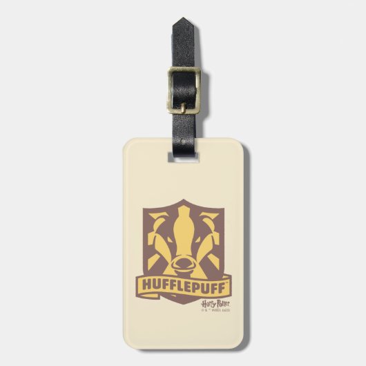HARRY POTTER™ | Summer Magic HUFFLEPUFF™ Crest Bagagelabel (Voorkant verticaal)
