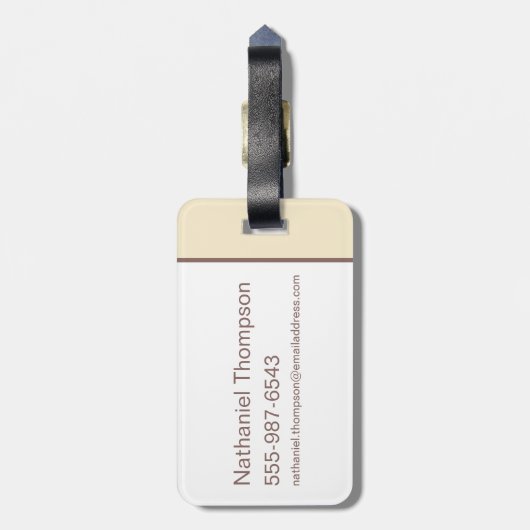 HARRY POTTER™ | Summer Magic HUFFLEPUFF™ Crest Bagagelabel (Achterkant verticaal)