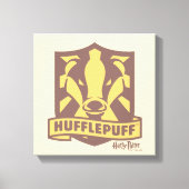 HARRY POTTER™ | Summer Magic HUFFLEPUFF™ Crest Canvas Afdruk (Voorkant)