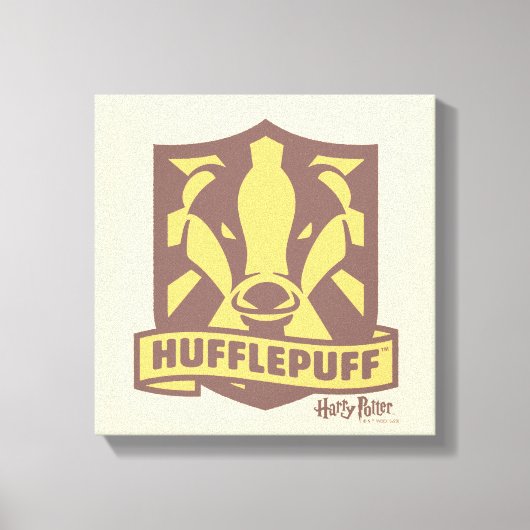 HARRY POTTER™ | Summer Magic HUFFLEPUFF™ Crest Canvas Afdruk (Voorkant)