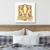 HARRY POTTER™ | Summer Magic HUFFLEPUFF™ Crest Canvas Afdruk (Insitu (Slaapkamer))
