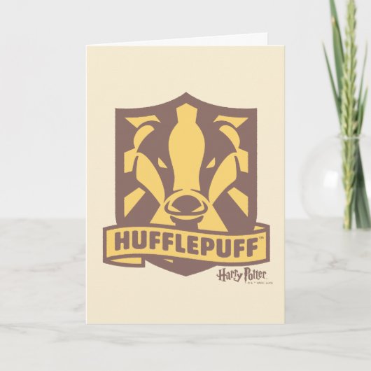 HARRY POTTER™ | Summer Magic HUFFLEPUFF™ Crest Kaart (Voorkant)