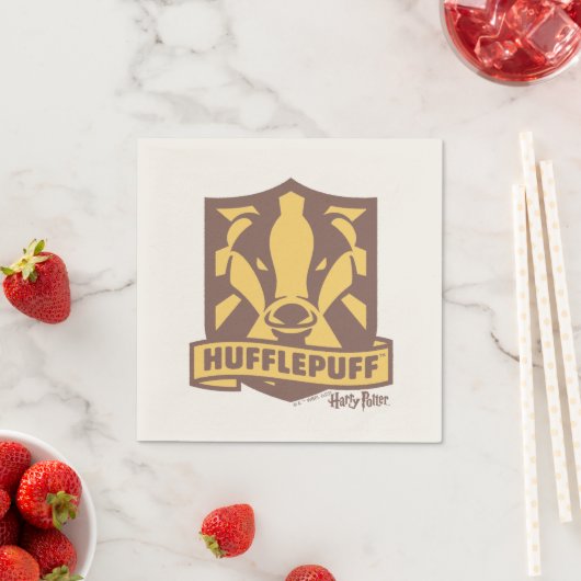 HARRY POTTER™ | Summer Magic HUFFLEPUFF™ Crest Servet (Insitu)