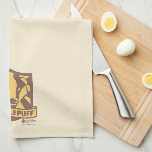 HARRY POTTER™ | Summer Magic HUFFLEPUFF™ Crest Theedoek (Quarter Fold)