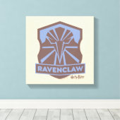 HARRY POTTER™ | Summer Magic RAVENCLAW™ Crest Canvas Afdruk (Insitu (Houten vloer))
