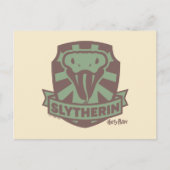 HARRY POTTER™ | Summer Magic SLYTHERIN™ Crest Briefkaart (Voorkant)