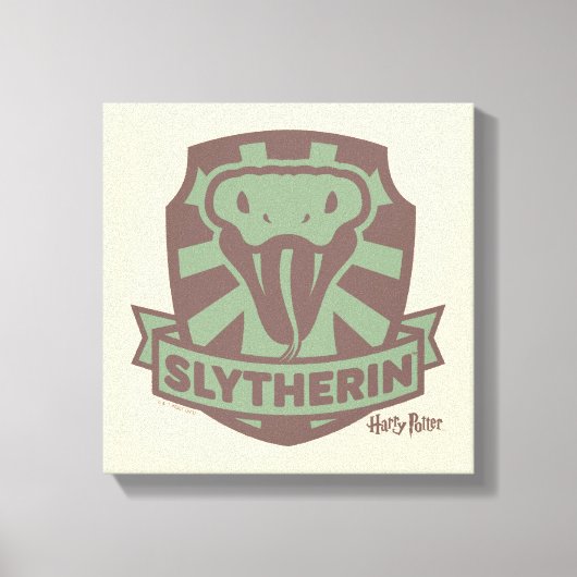 HARRY POTTER™ | Summer Magic SLYTHERIN™ Crest Canvas Afdruk (Voorkant)
