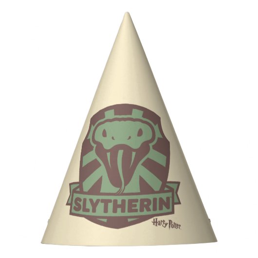 HARRY POTTER™ | Summer Magic SLYTHERIN™ Crest Feesthoedjes (Voorkant)