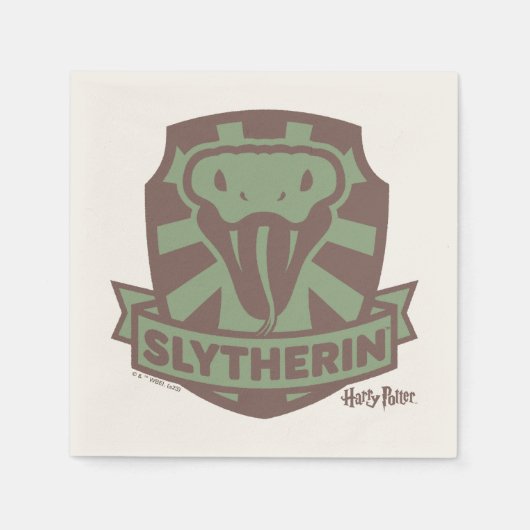 HARRY POTTER™ | Summer Magic SLYTHERIN™ Crest Servet (Voorkant)