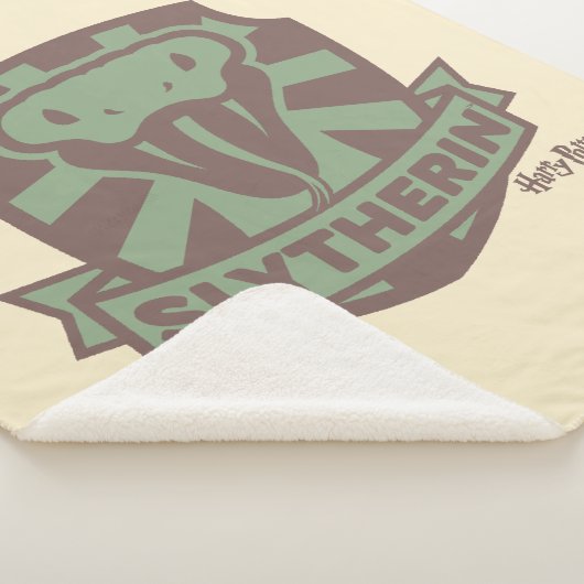 HARRY POTTER™ | Summer Magic SLYTHERIN™ Crest Sherpa Deken (3/4)