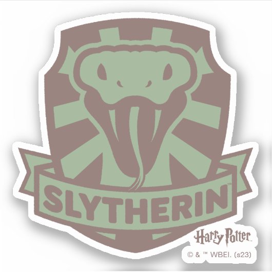 HARRY POTTER™ | Summer Magic SLYTHERIN™ Crest Sticker (Voorkant)