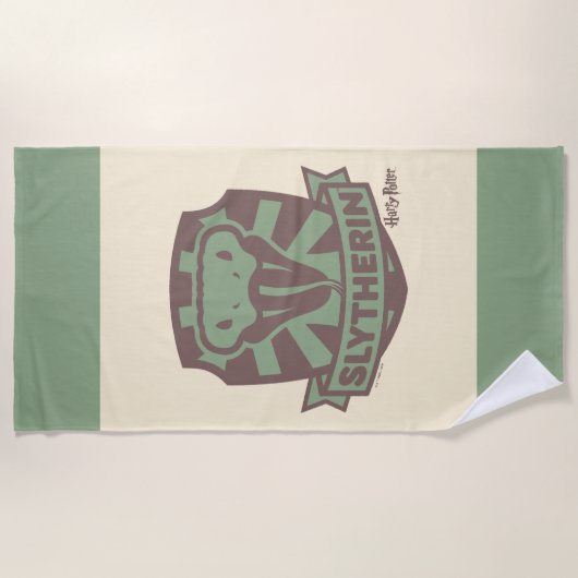 HARRY POTTER™ | Summer Magic SLYTHERIN™ Crest Strandlaken (Voorkant)