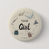 HARRY POTTER™ Team Girl Ronde Button 5,7 Cm (Voorkant)