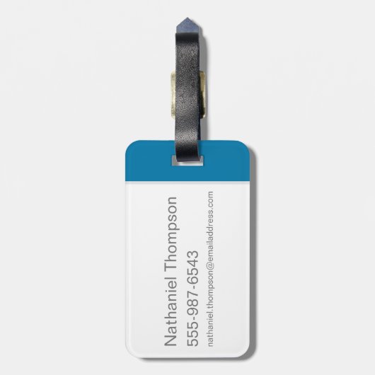 HARRY POTTER™ | TERUG NAAR HOGWARTS™ BAGAGELABEL (Achterkant verticaal)