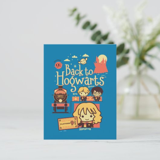 HARRY POTTER™ | TERUG NAAR HOGWARTS™ BRIEFKAART (Staand voorkant)
