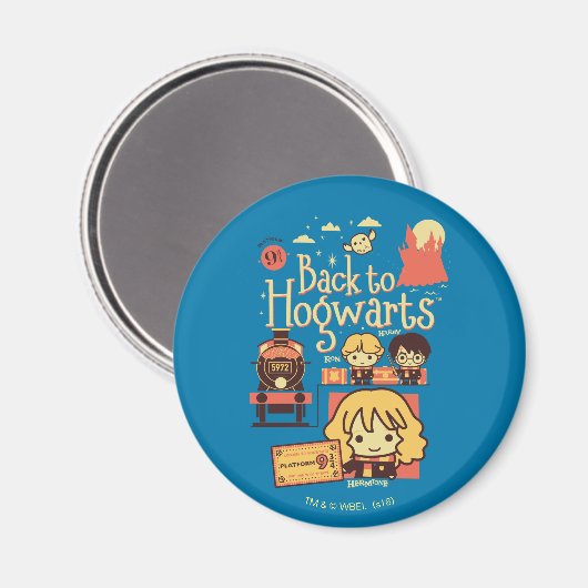 HARRY POTTER™ | TERUG NAAR HOGWARTS™ MAGNEET (Voorkant / Achterkant)